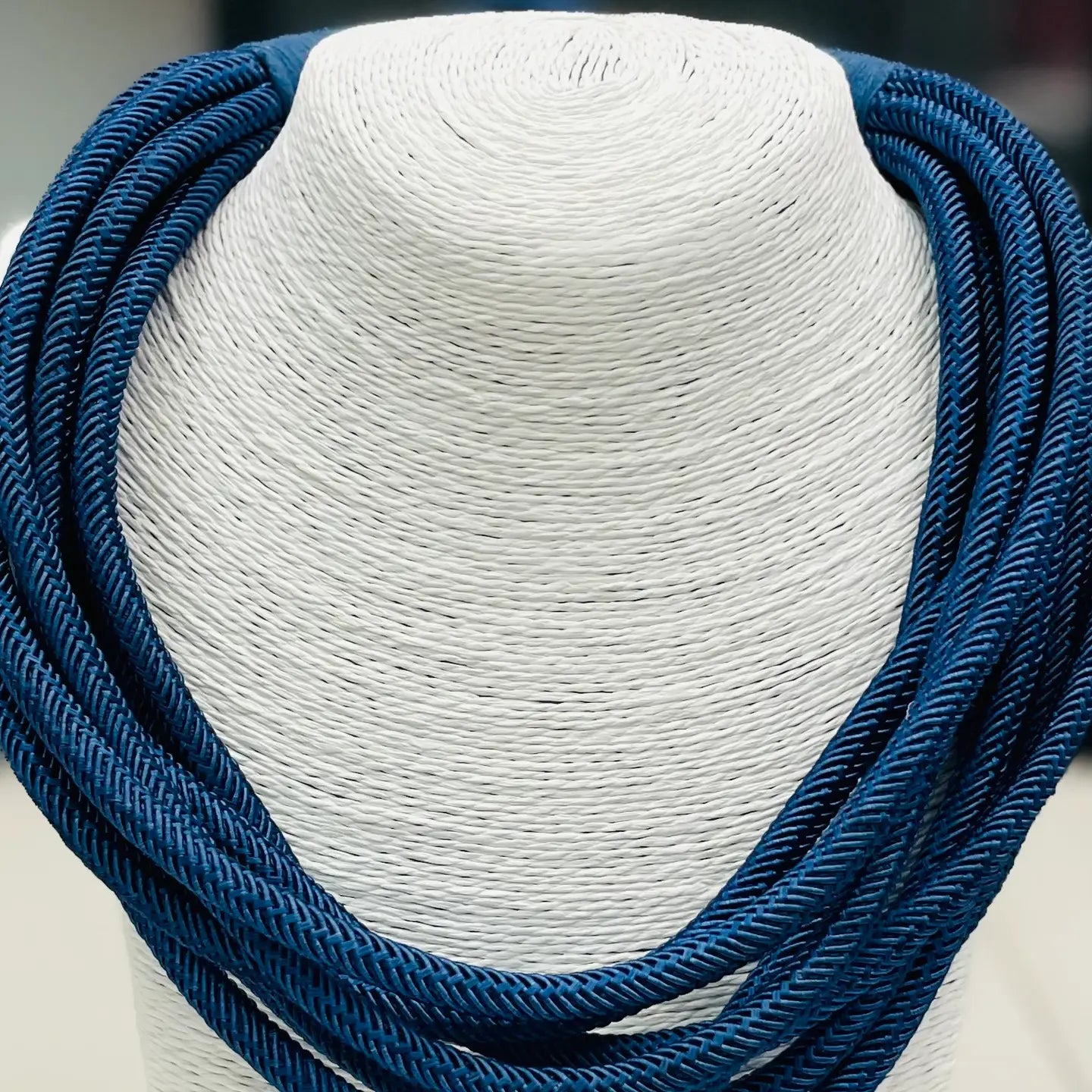 Navy Rope Necklace