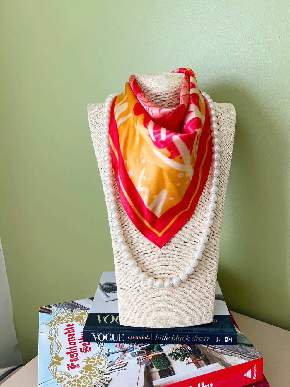 NY Said I Love You Silk Scarf