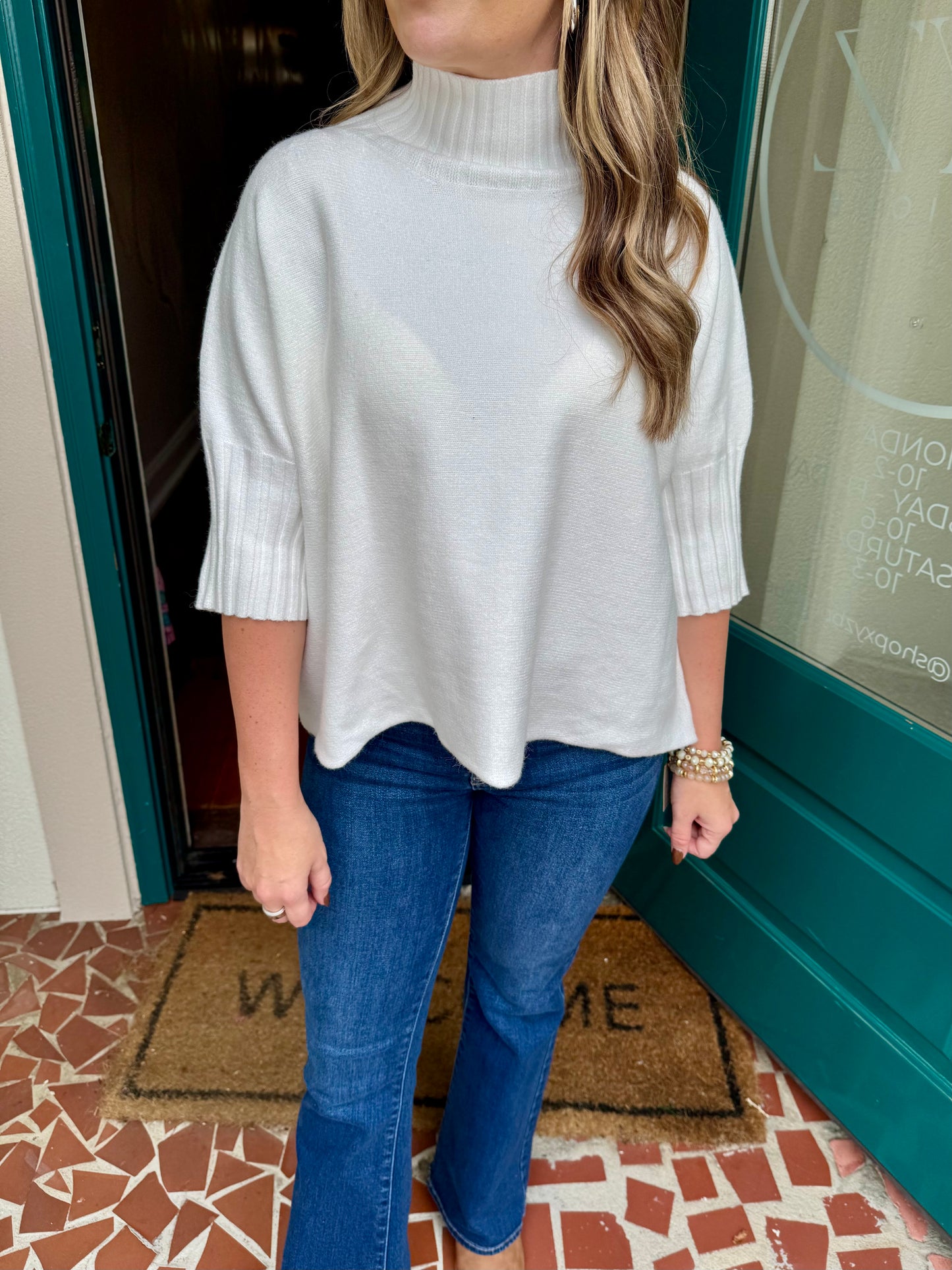 Veronica Quarter Sleeve Sweater
