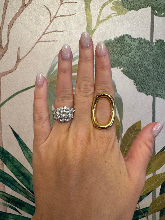 Amanda Gold Oval Ring