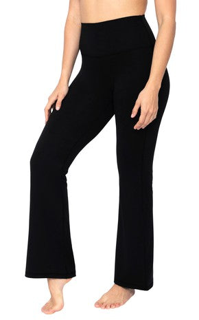 High Rise Flare Leggings-Saturday Steal