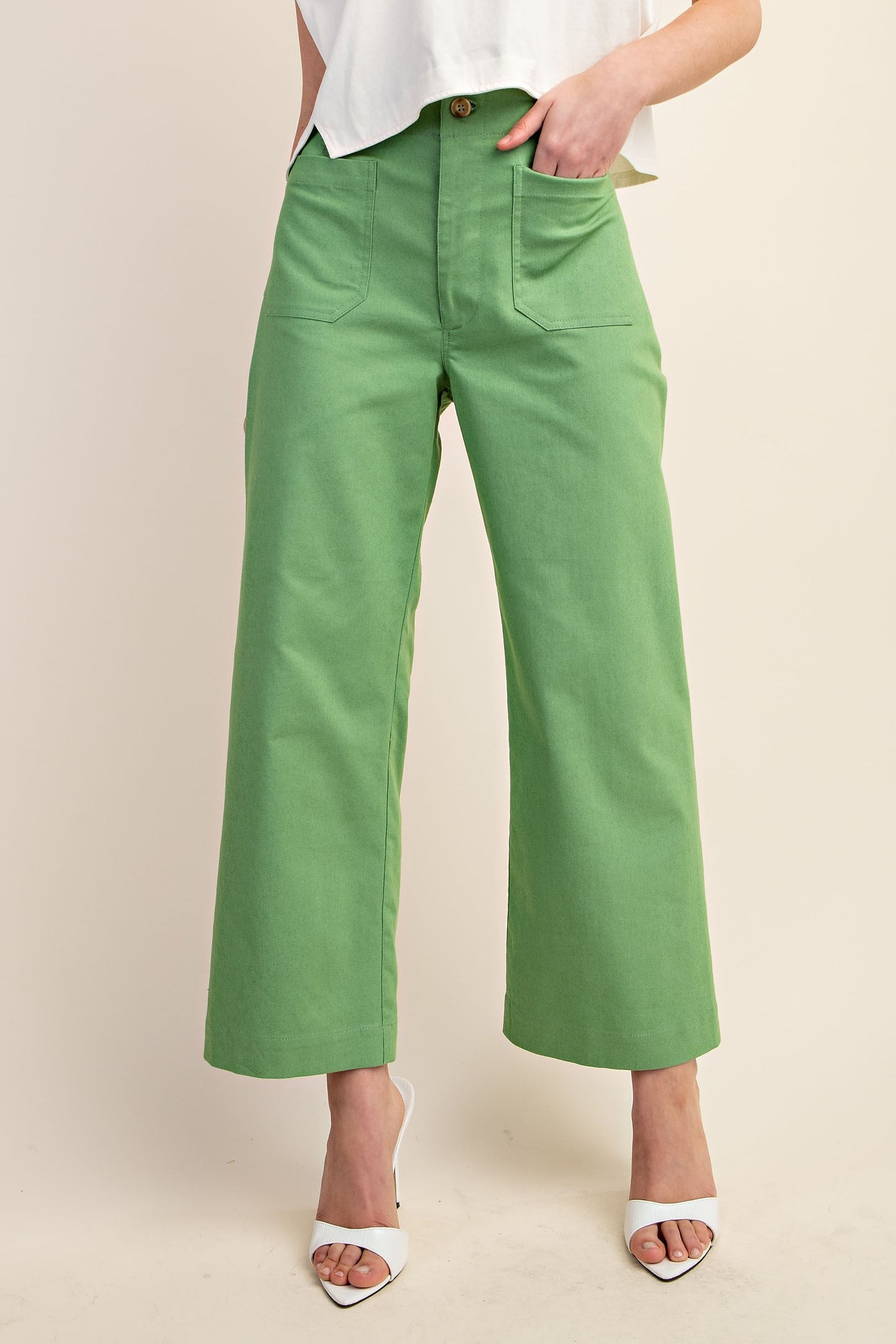 Spring Ankle Cropped Pant