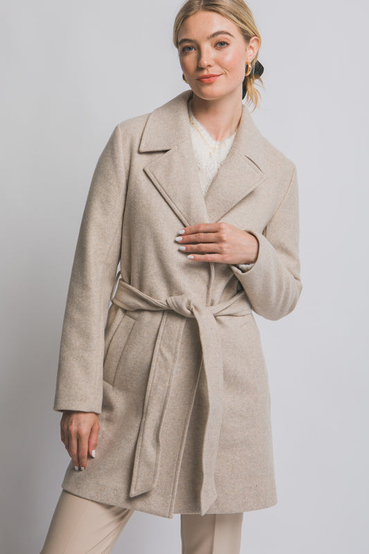 Belted Wrap Coat