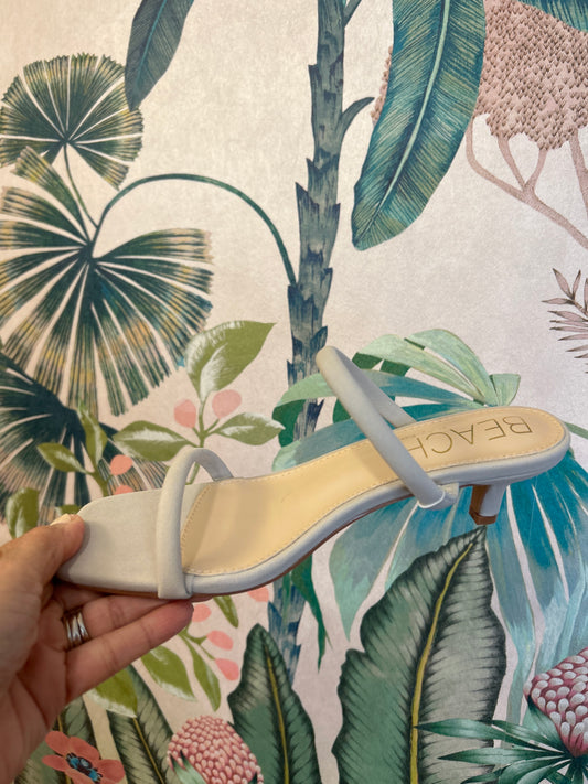 Jeanne Natural Heeled Sandal