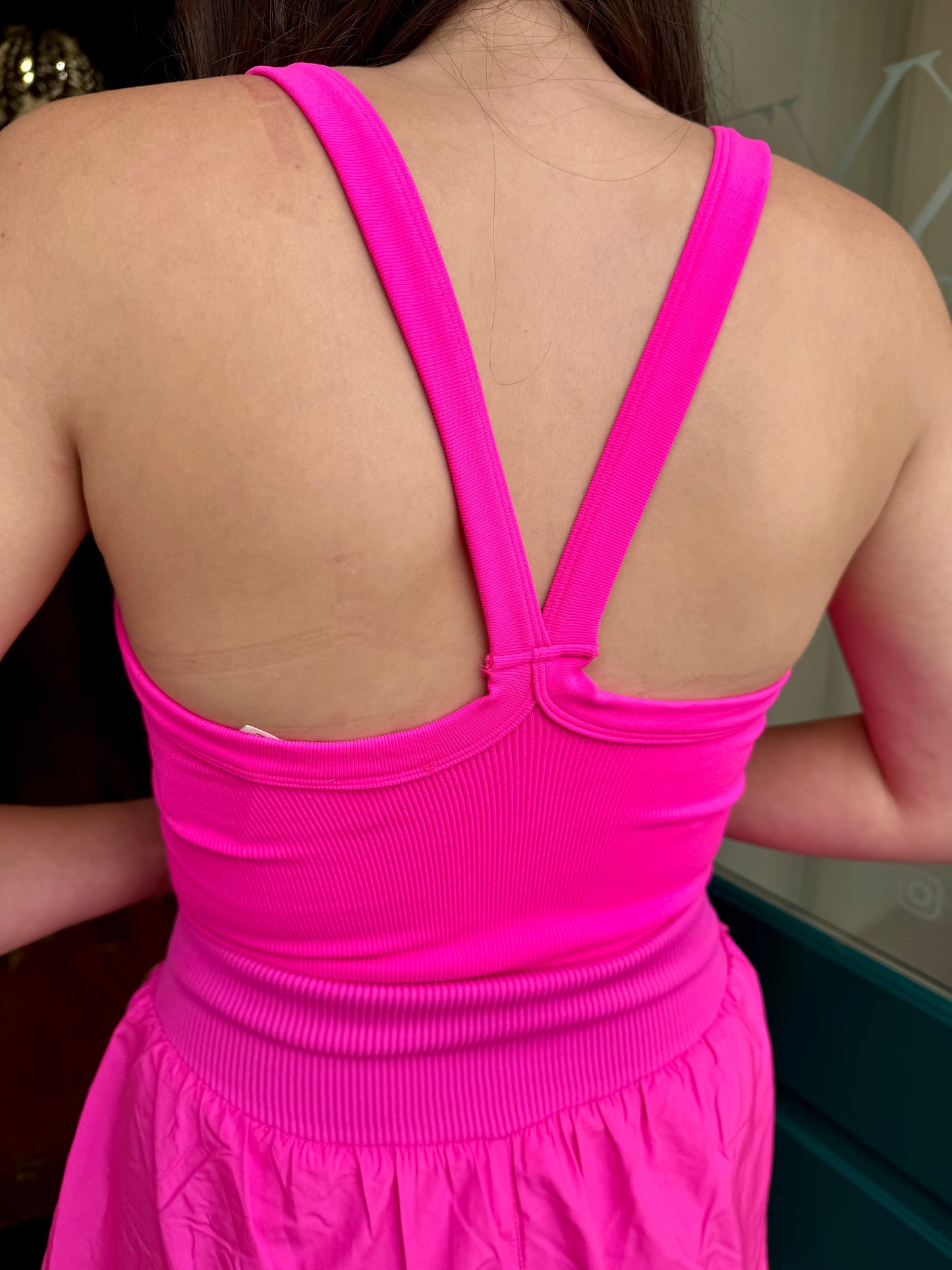 Fuschia Flirt All Clear Solid Cami-Free People Movement
