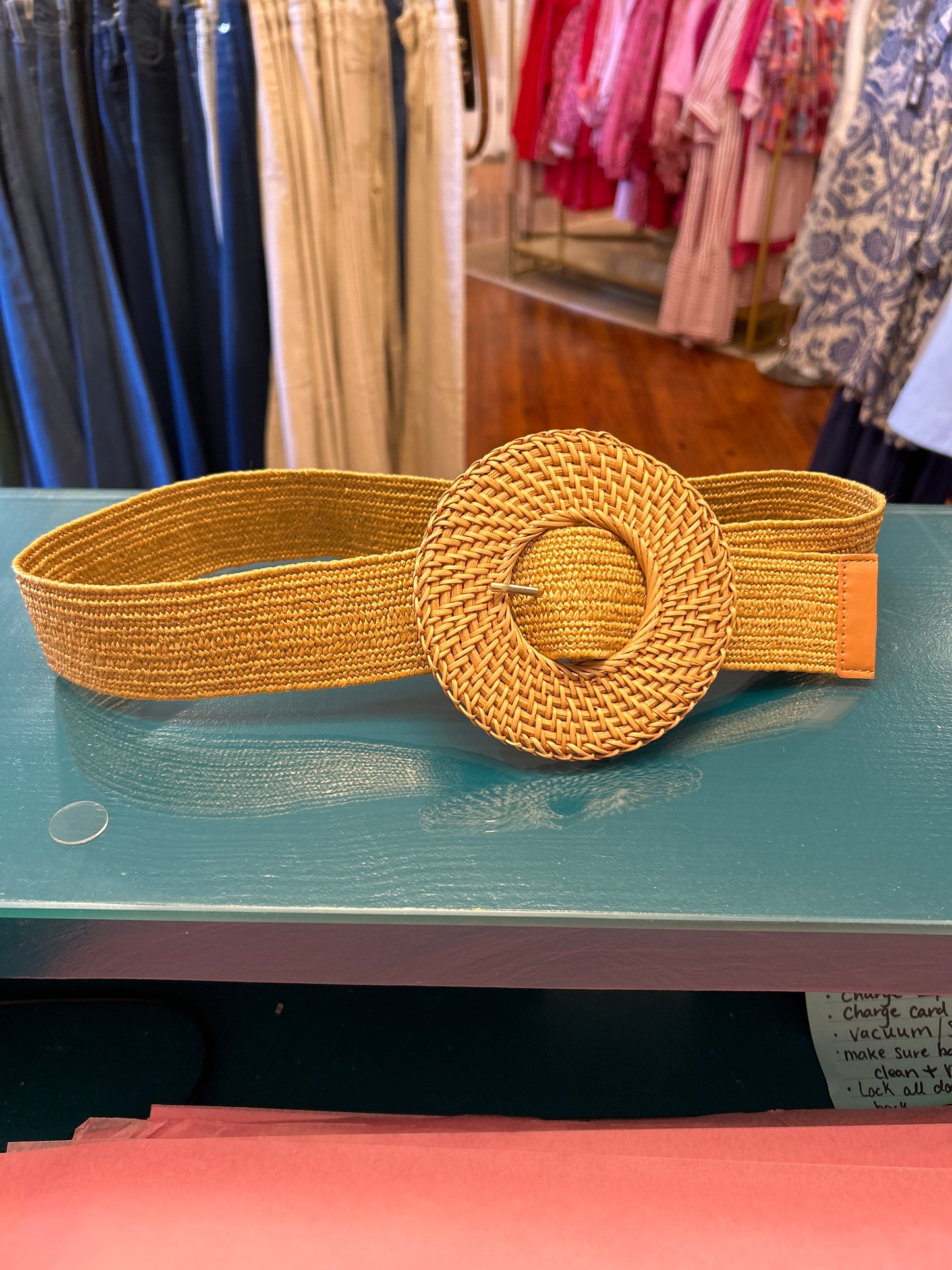 Circle Rattan Belt