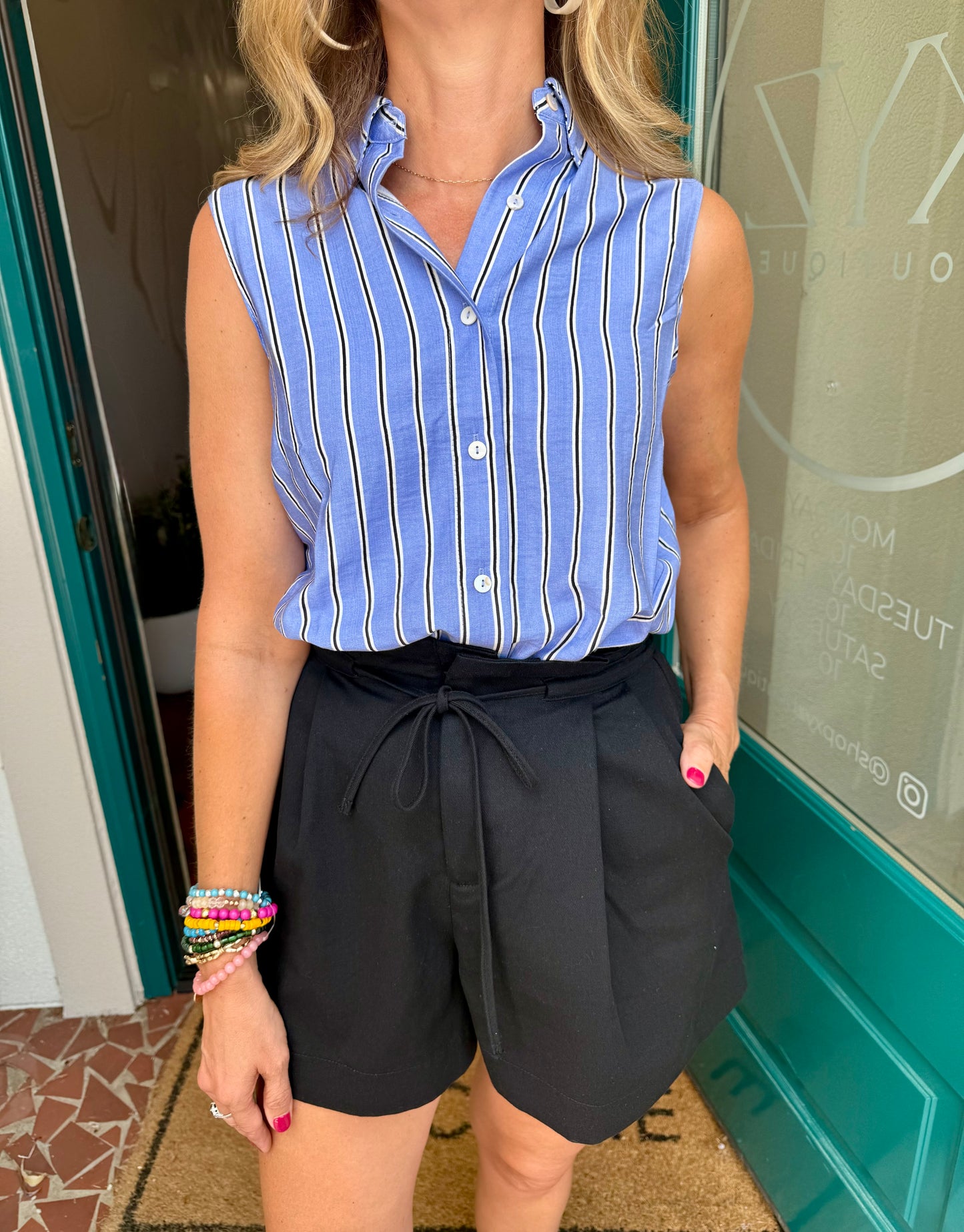 Jade Stripe Shirt