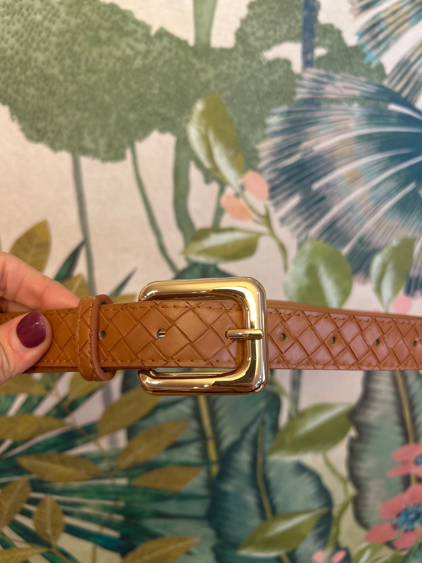 Camel Woven Belt