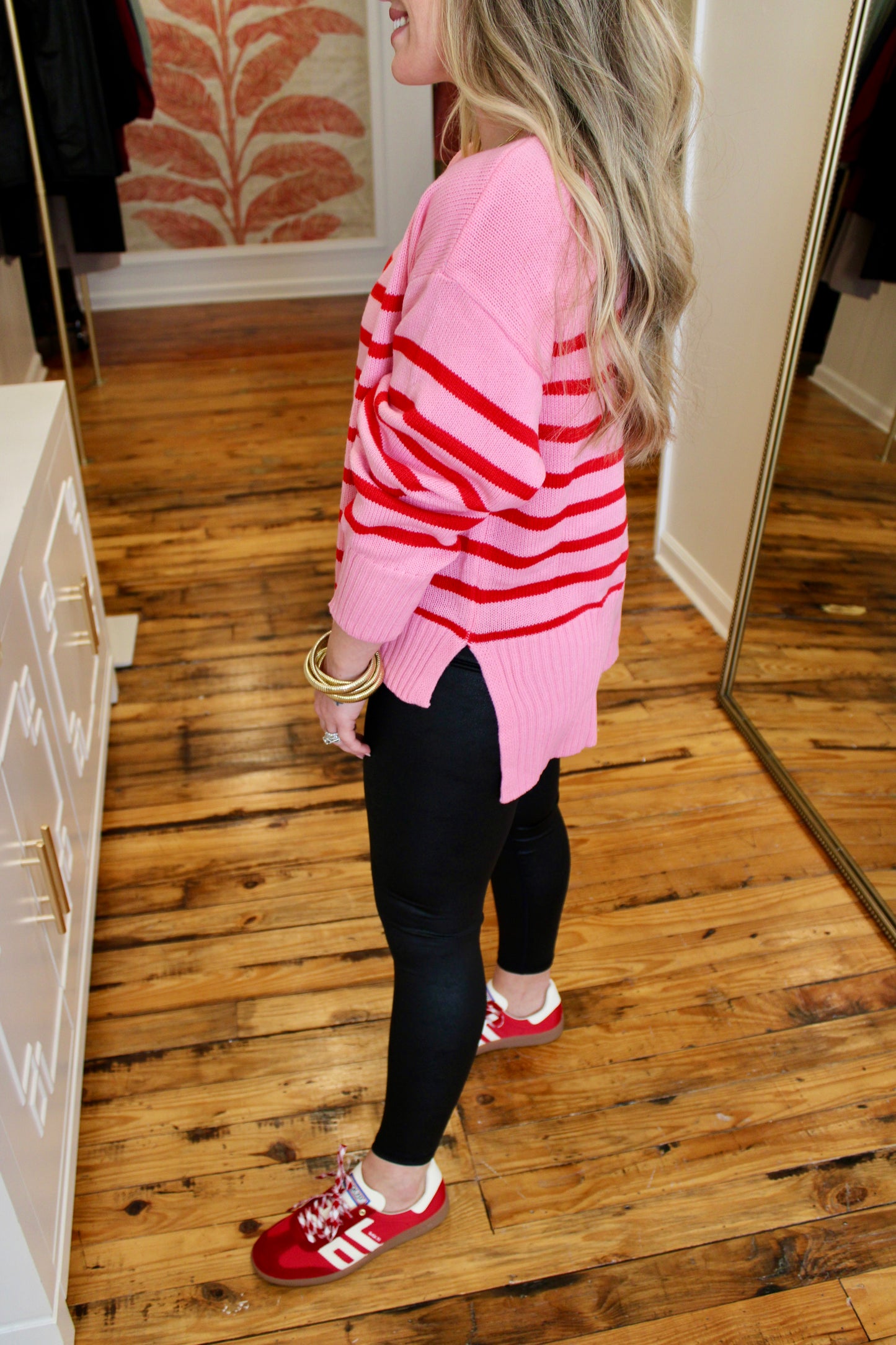 Faux Leather Legging