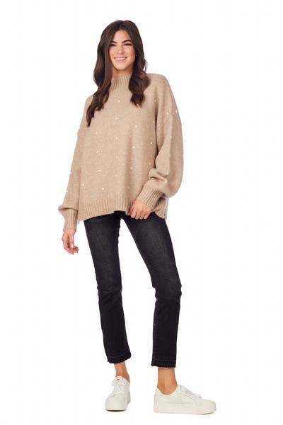 Novie Pom Pom Sweater-Mudpie