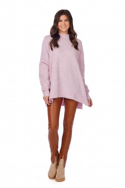 Lavender Monica Crewneck Sweater