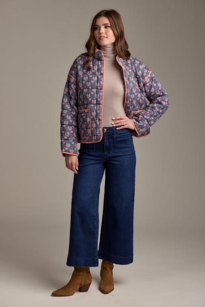 Floral Cher Quilted Jacket-Mudpie