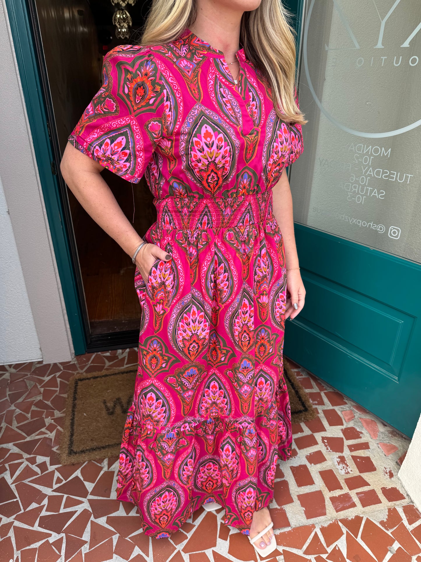 Belraj Poplin Maxi Dress