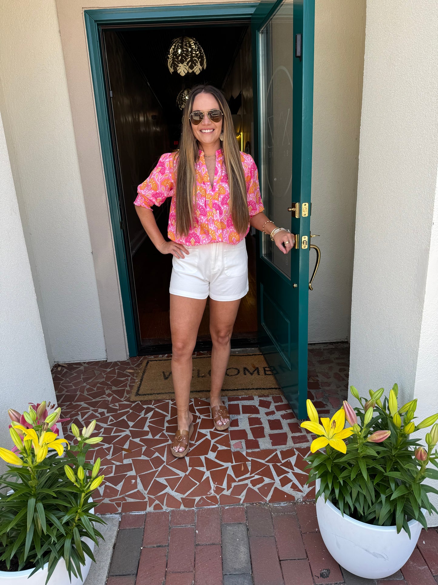 Vibrant Floral Blouse