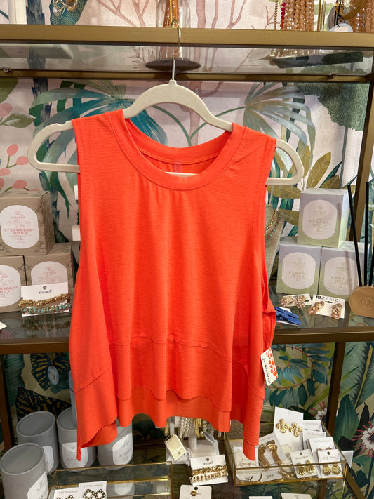 Scarlet Tempo Tank Free People Movement