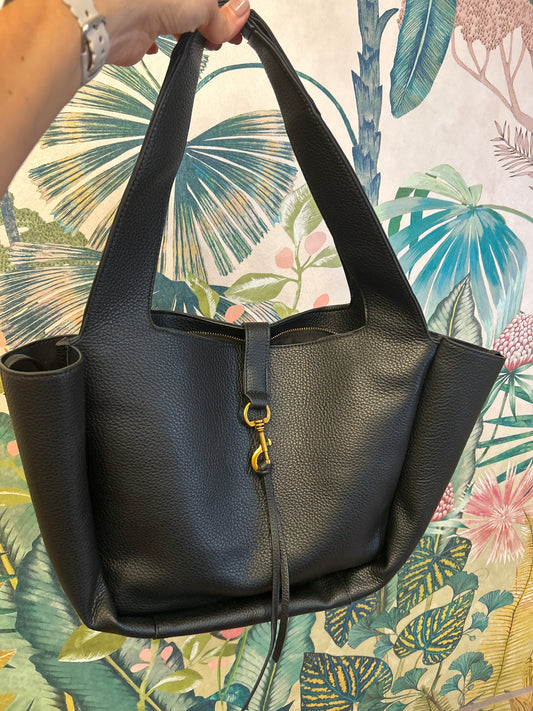 Black Textured Purse