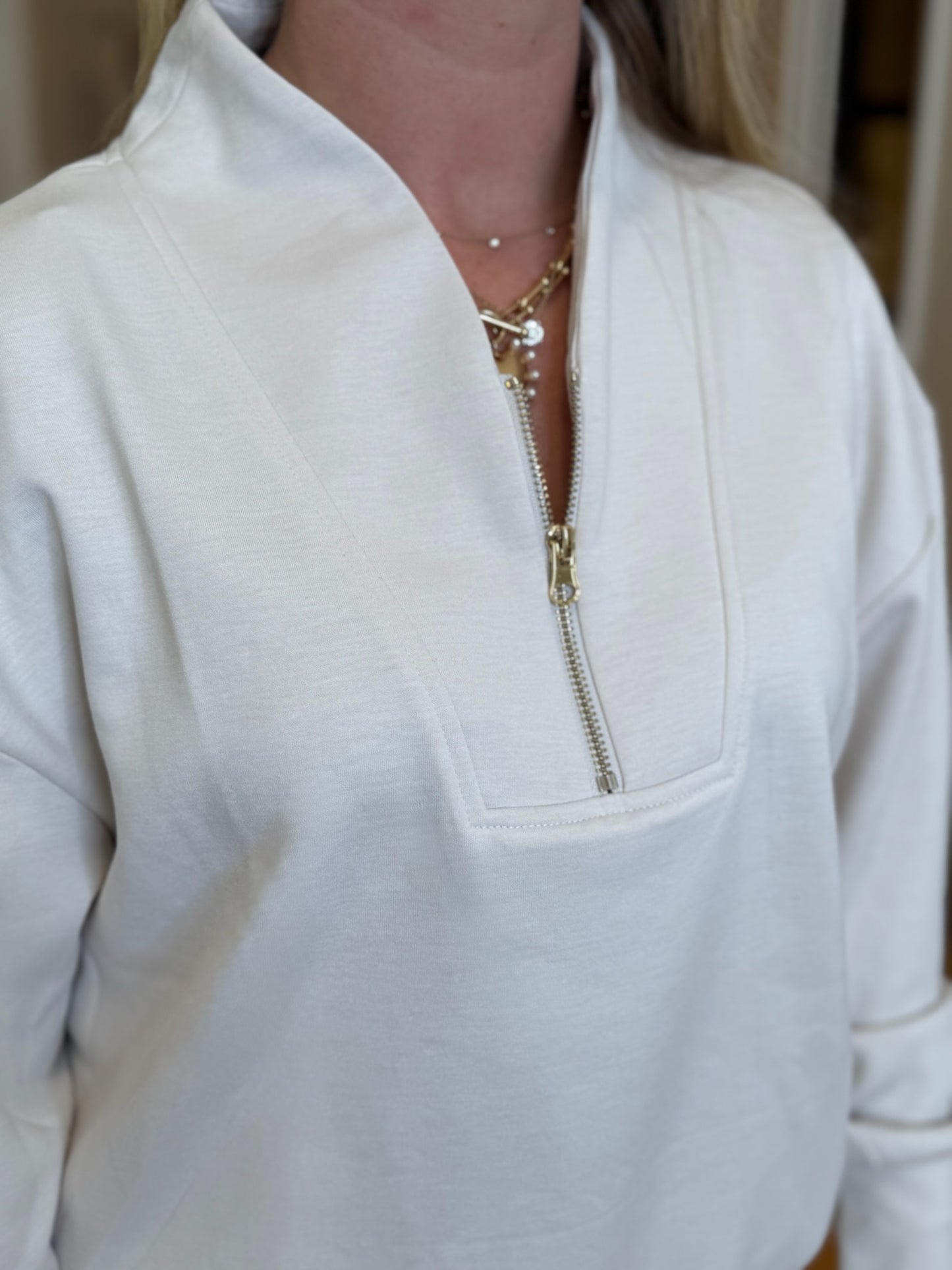 Scuba Half Zip Pullover-Saturday Steal