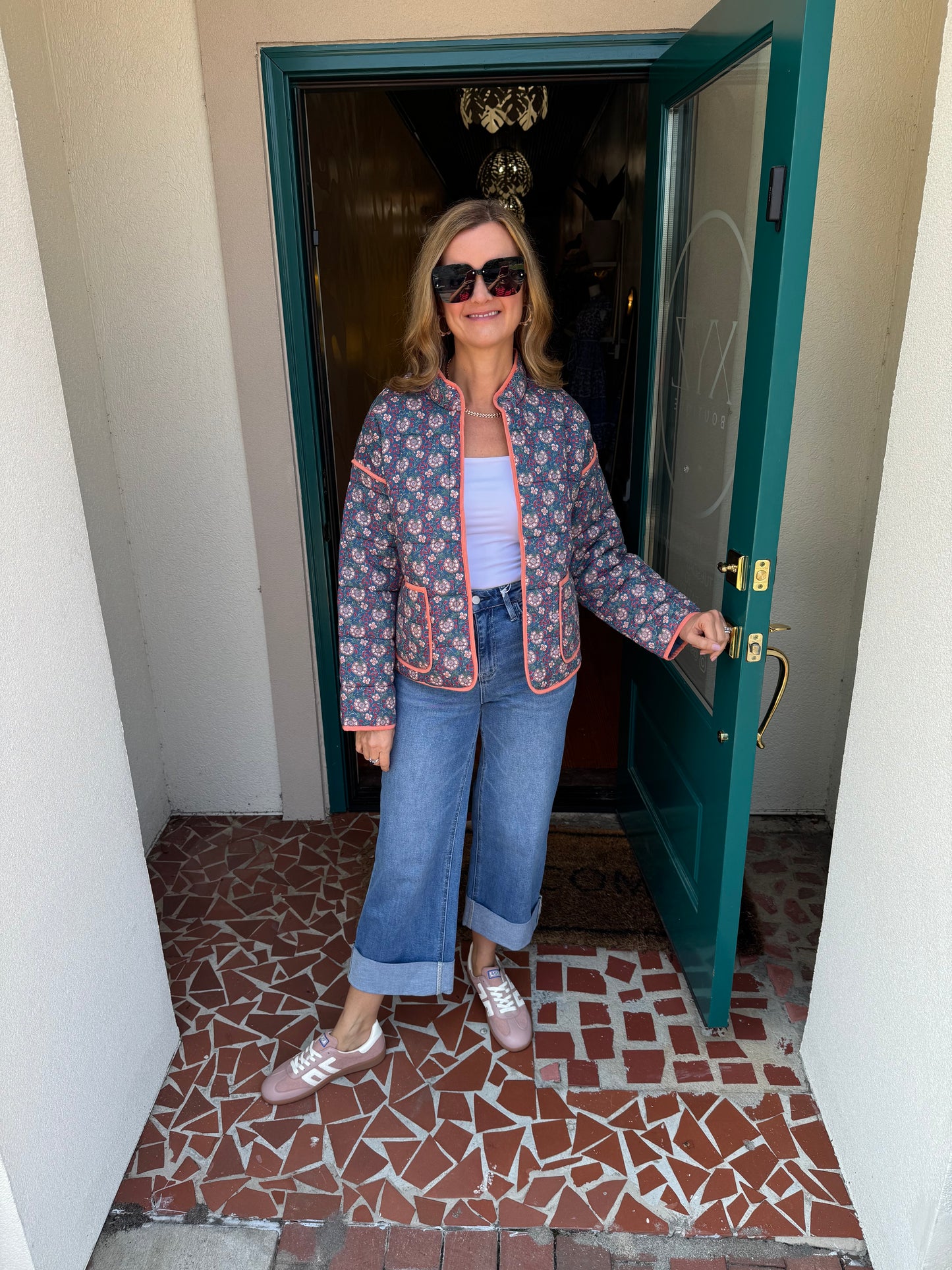 Cher Quilted Jacket-Mudpie