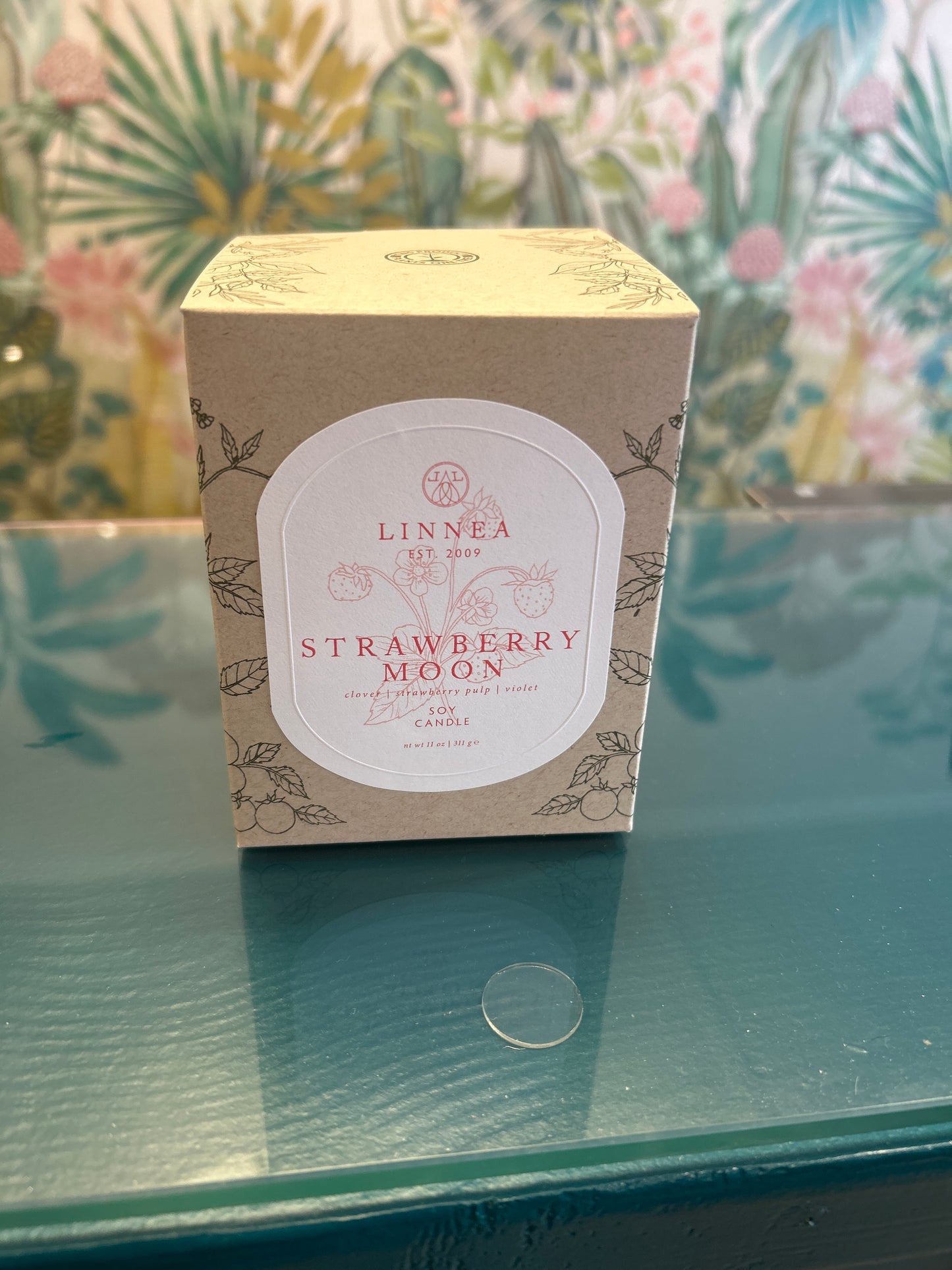 Strawberry Moon Candle-Linnea