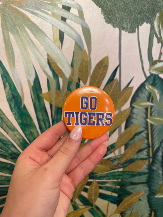 Go Tigers Orange GameDay Pin