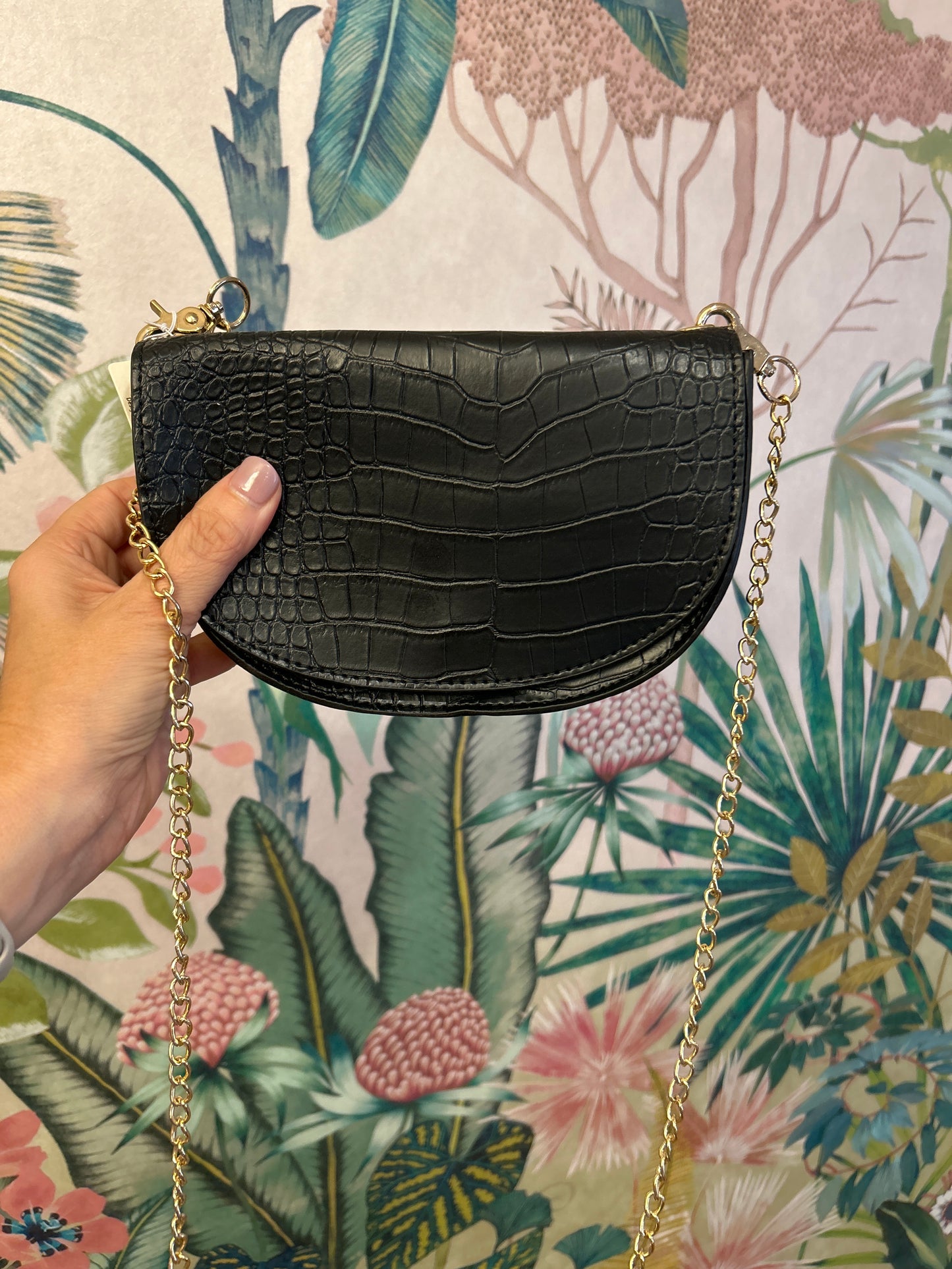 Croc Crossbody Purse