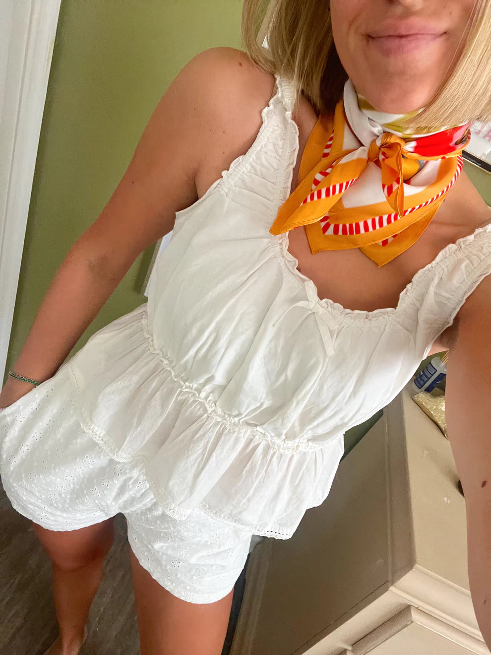 Poppy Fluer Silk Scarf