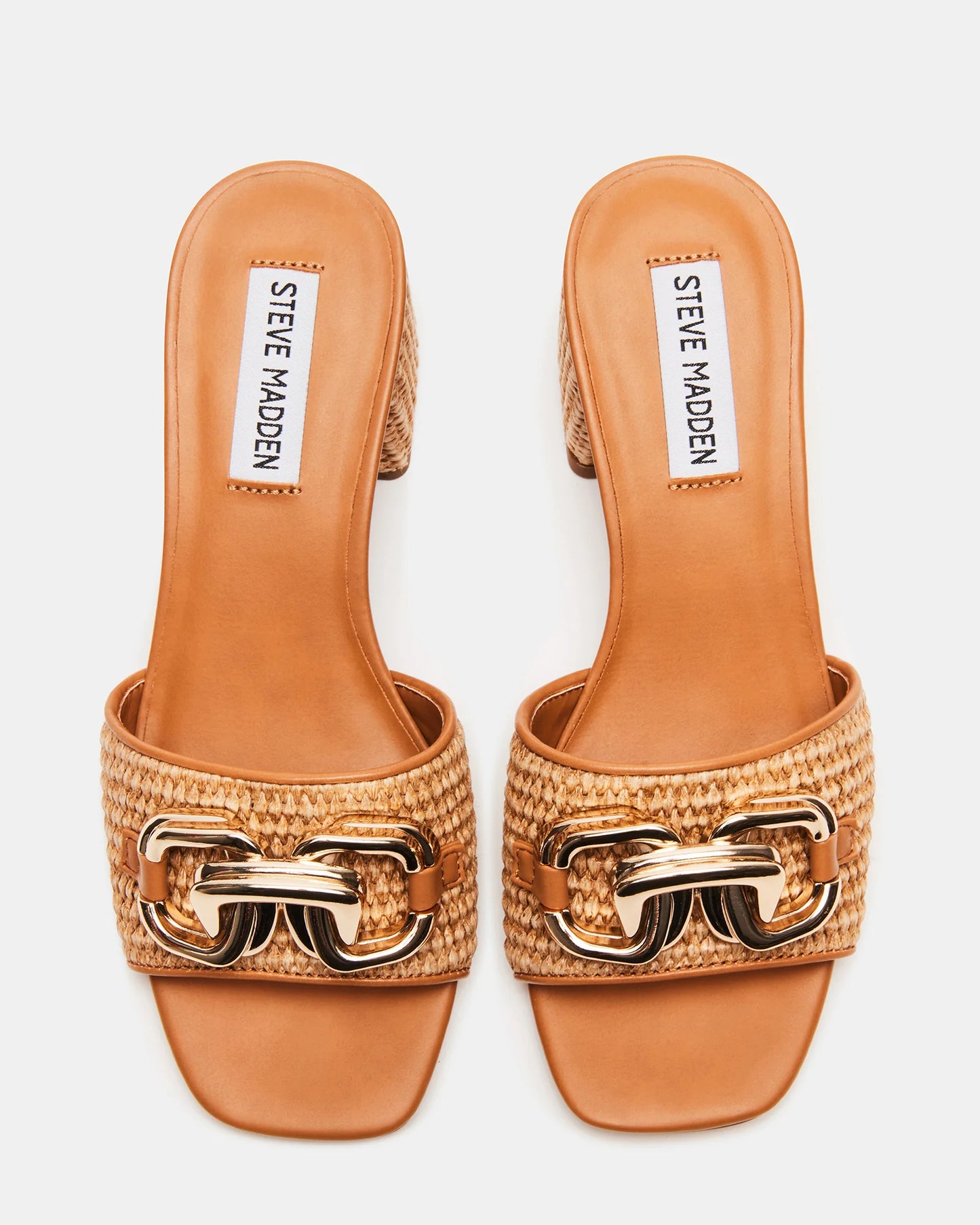 Santana Raffia Woven Platform Sandal - Steve Madden