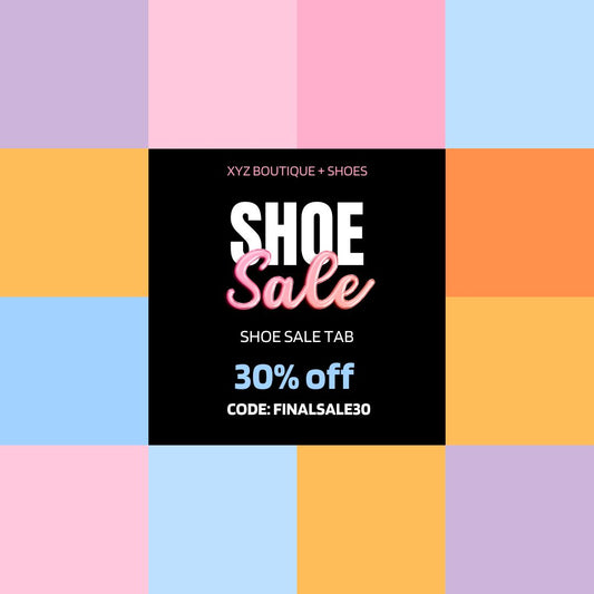 30% off Shoe Sale Tab
