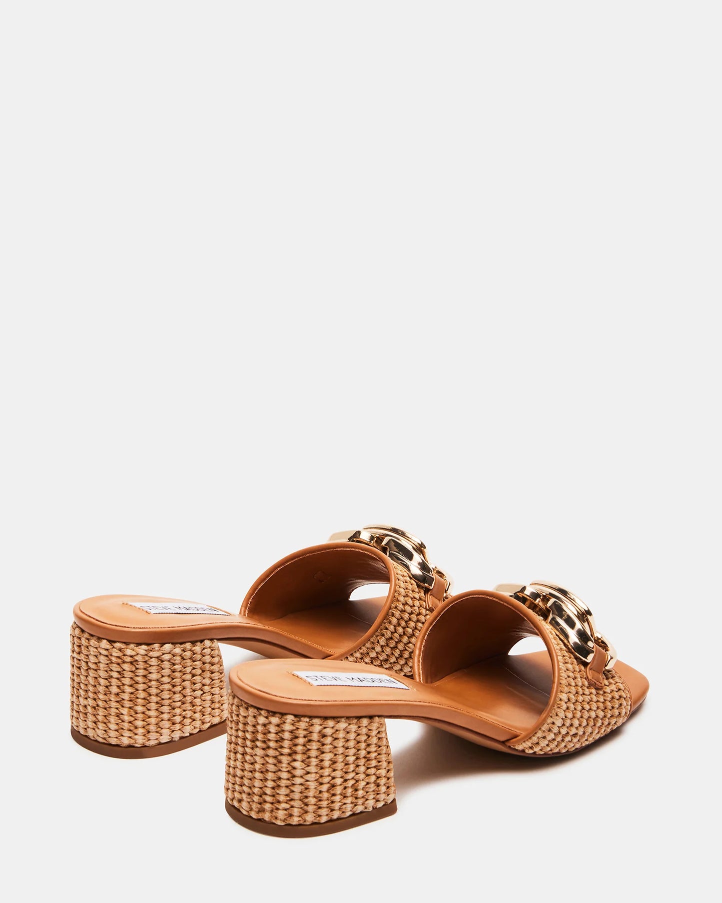 Santana Raffia Woven Platform Sandal - Steve Madden