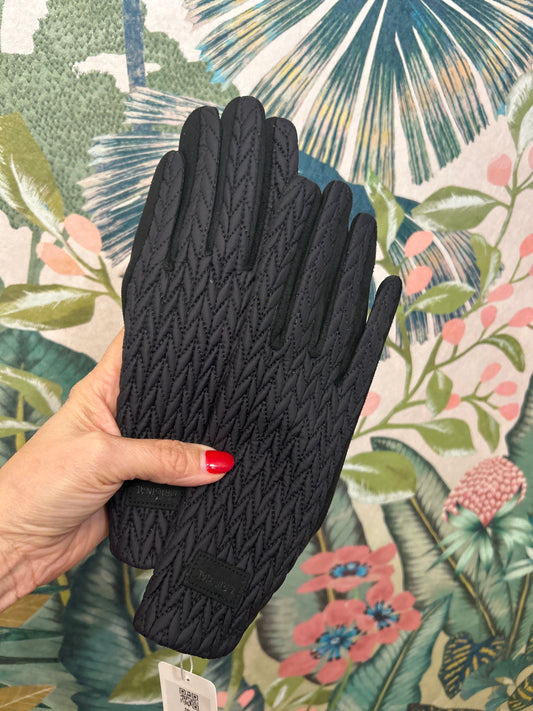 Black Winter Touch Gloves