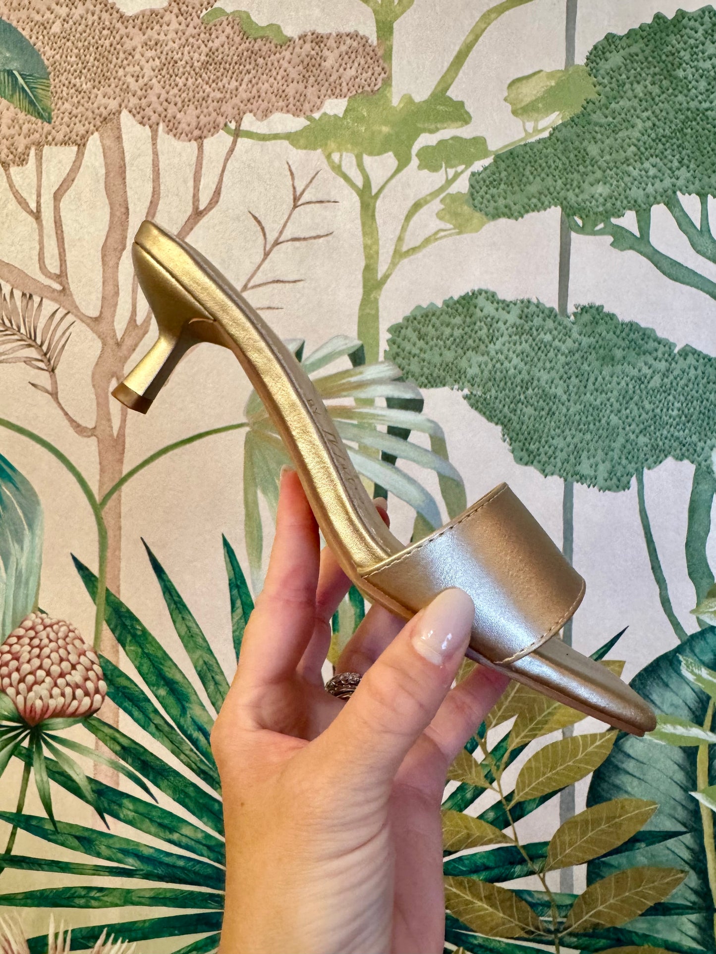 Gold Capricorn Heel