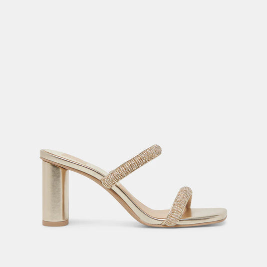 Nolah Gold Heels - Dolce Vita
