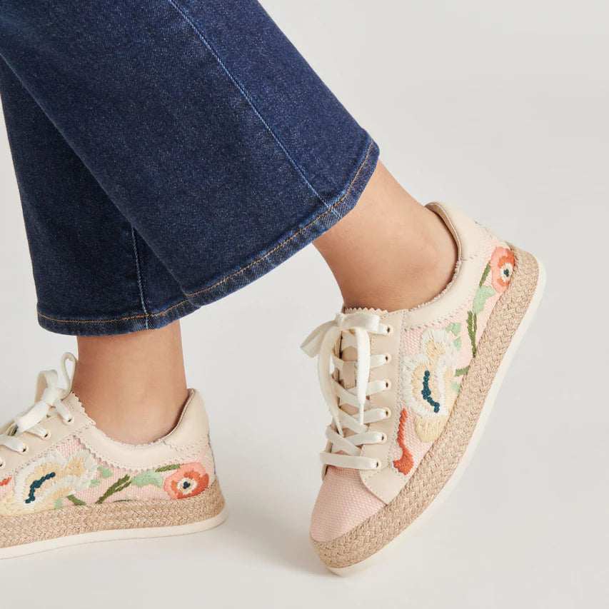 Pink Azalia Raffia Sneaker Dolce Vita