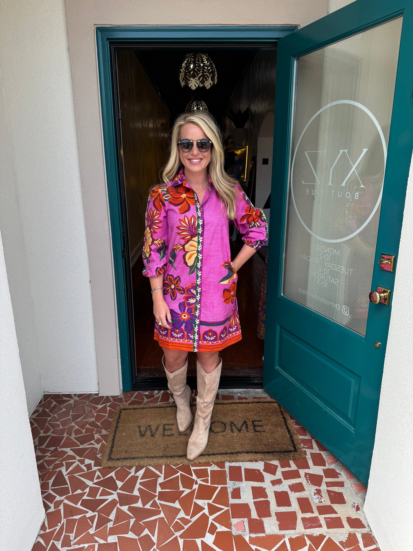 Pink Blossoms Dress