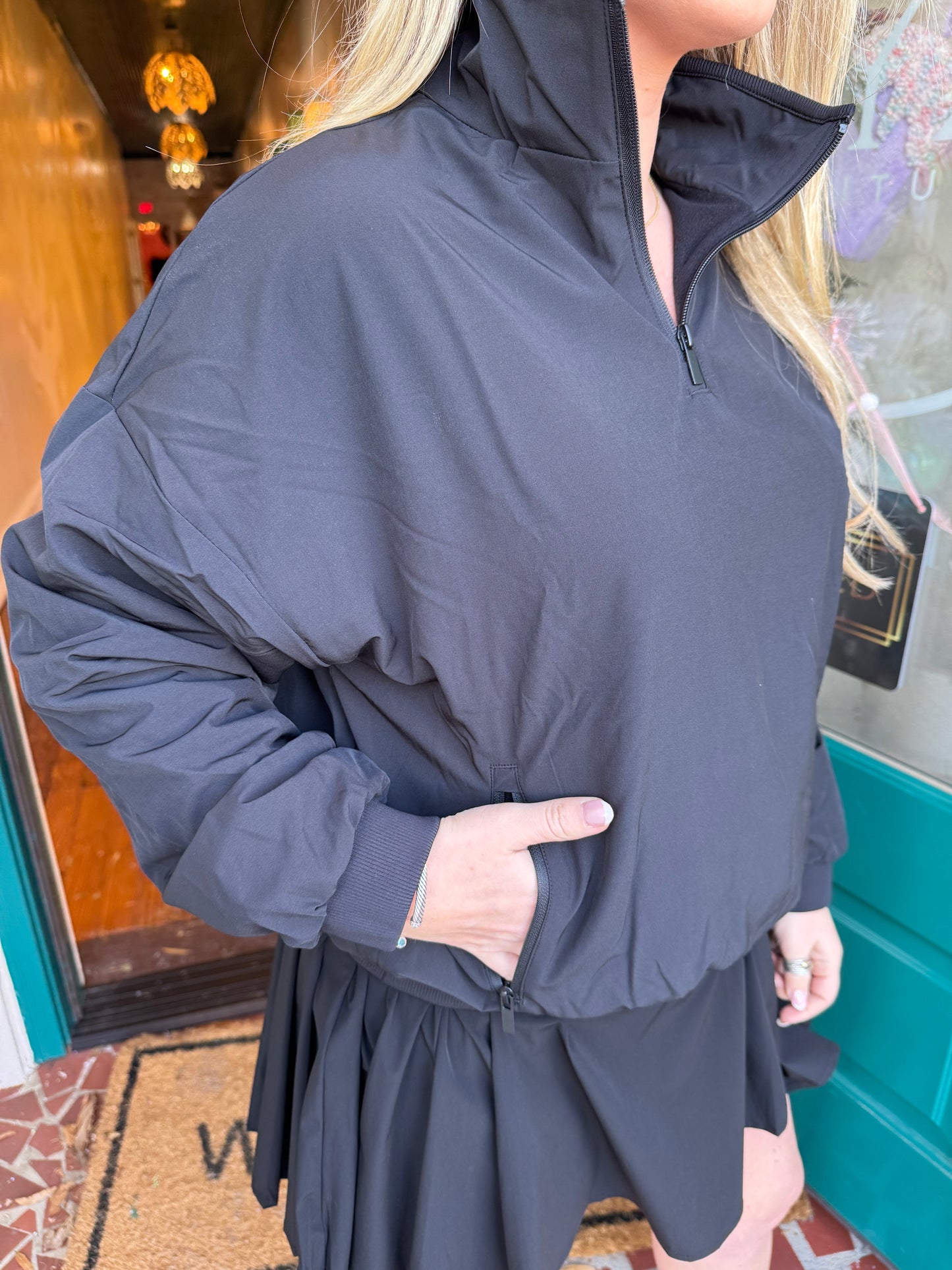 Stretch Inner Fleece Pullover - Saturday Steal