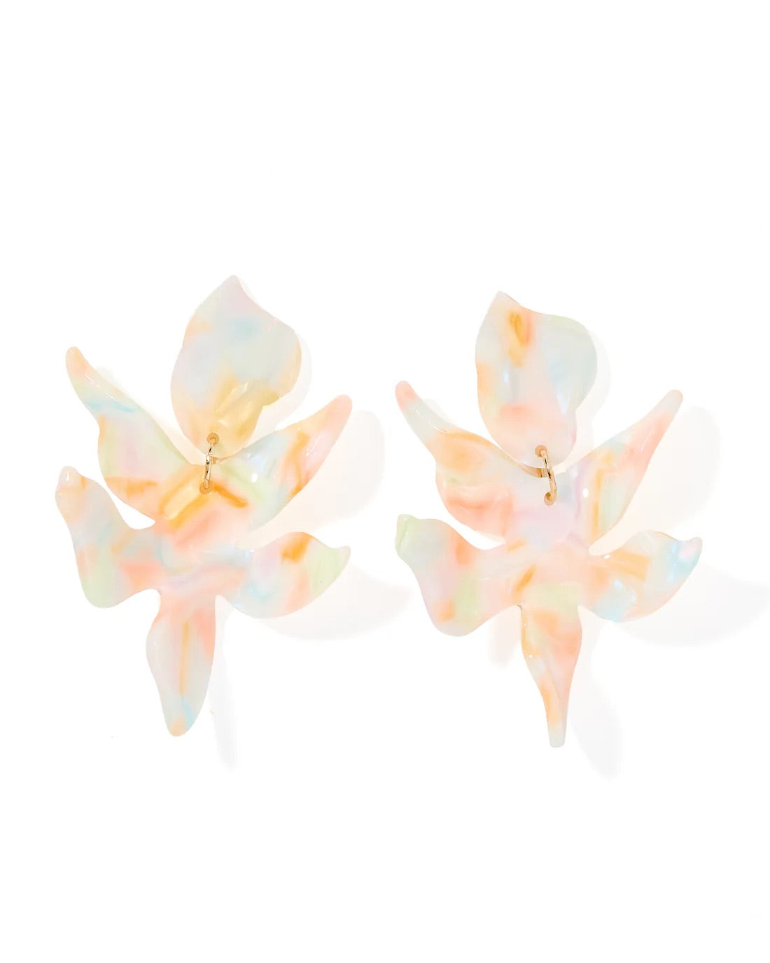 Flora - Earrings (Rainbow Sherbert)