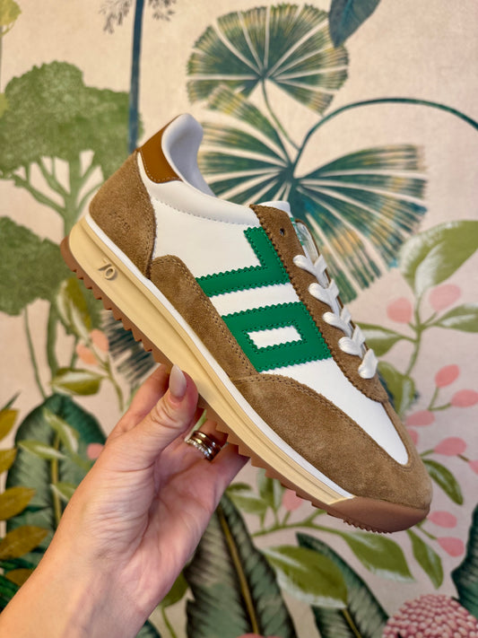 Jogger M White Camel Green Sneaker-Back 70