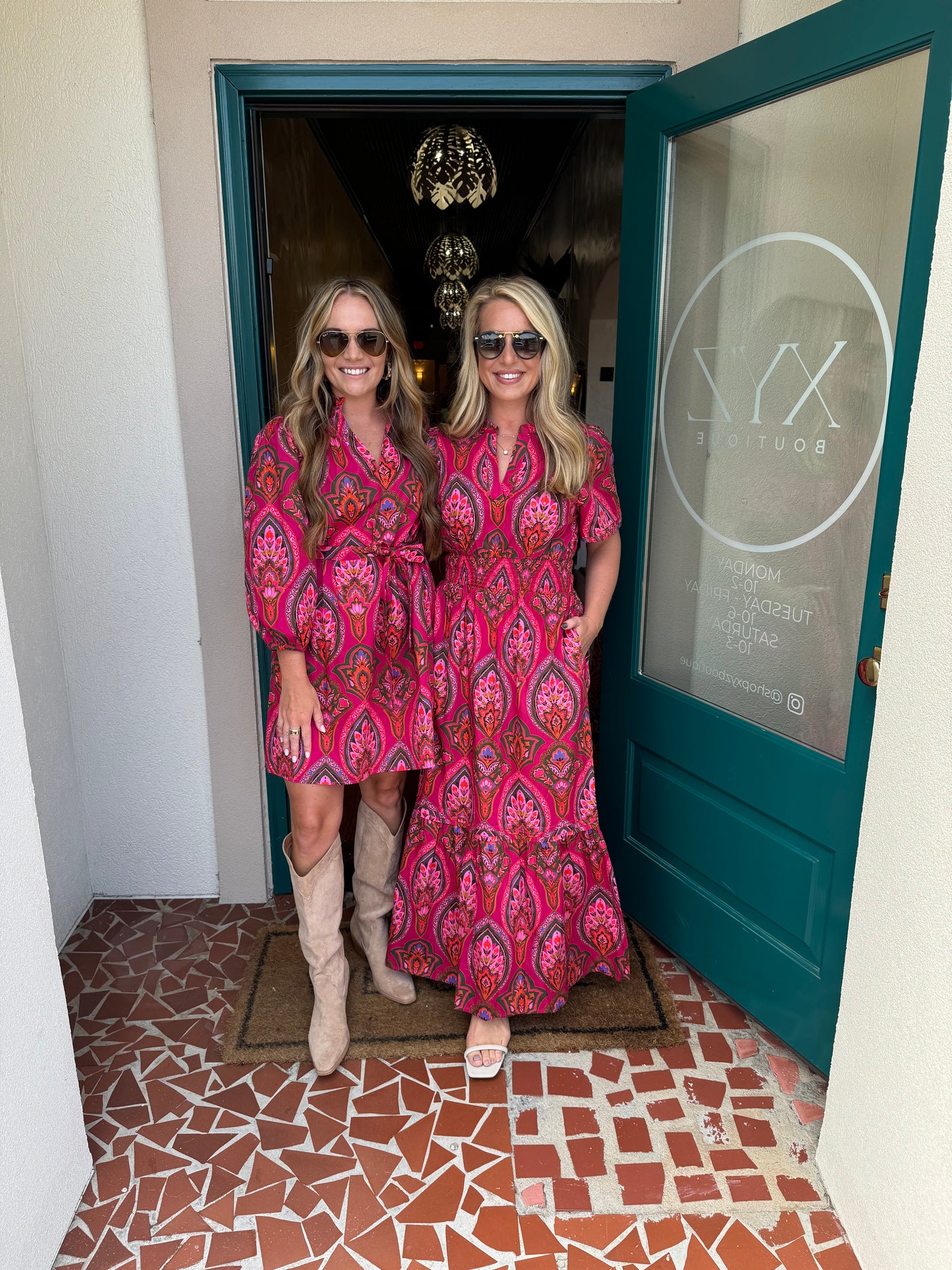 Azura Paisley Poplin Dress