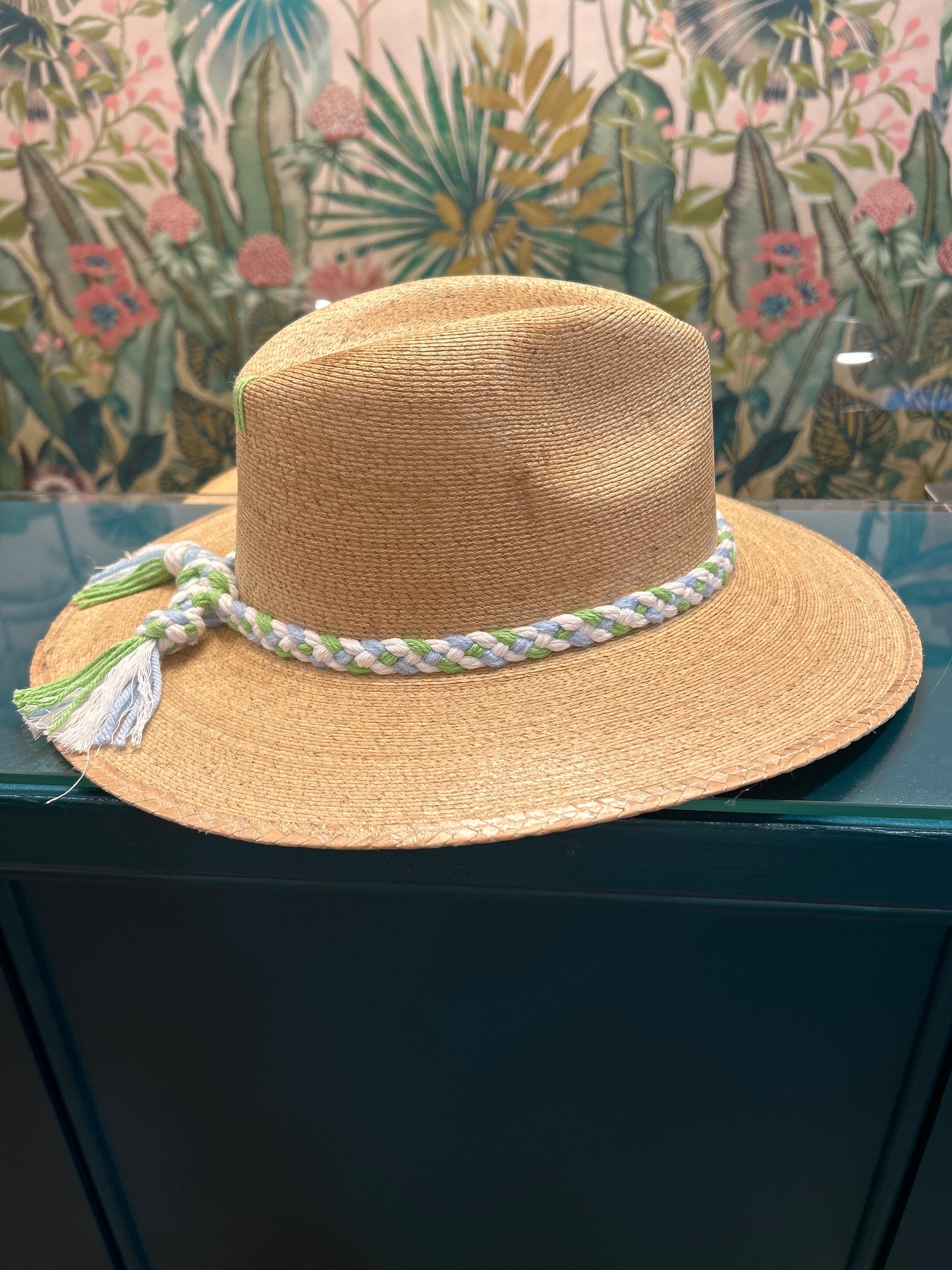 Natural Palm Hat with Tassel- Tipsy Threads