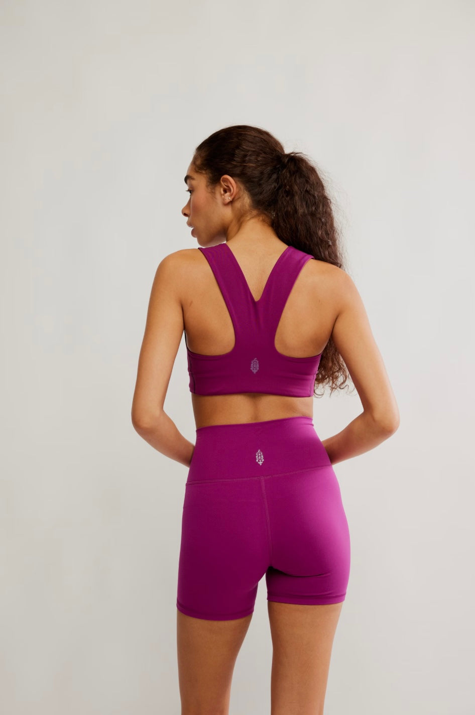 Deep Mulberry Win Win Sports Bra
