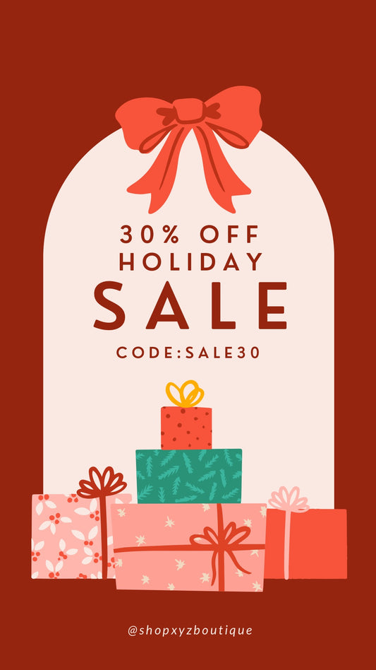 30% off Holiday Tab