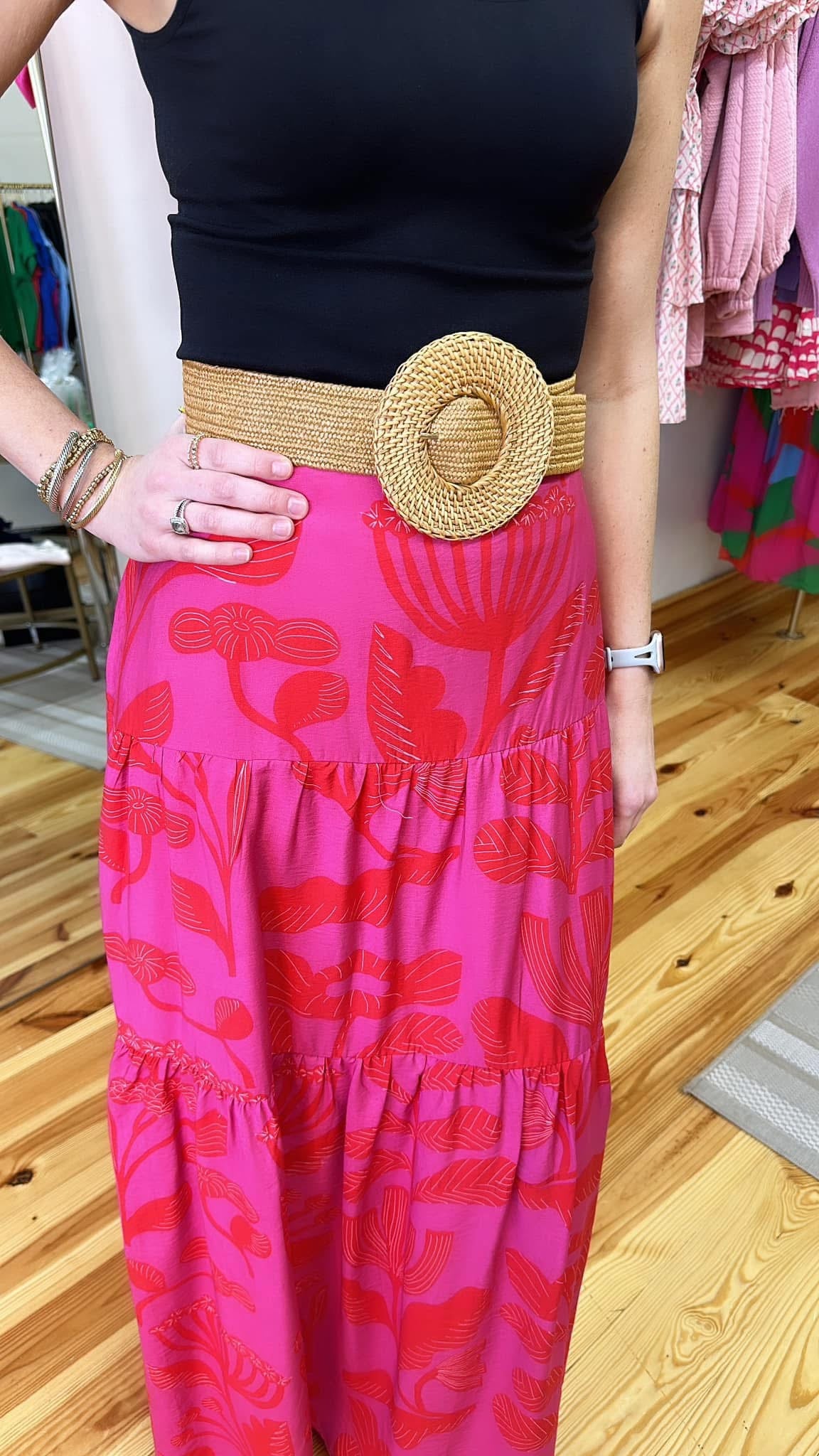 Circle Rattan Belt