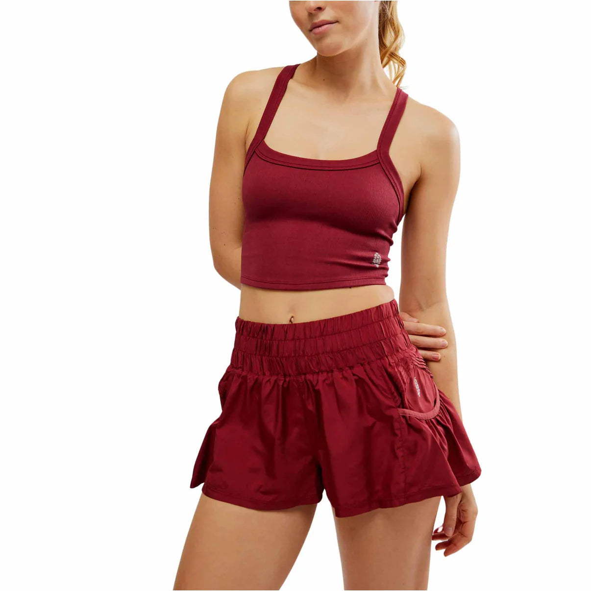 Sour Cherry Get Your Flirt  On Short-Free People  Movement