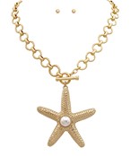Starfish Charm Necklace