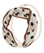 Layered 10mm Pearl Scarf Necklace