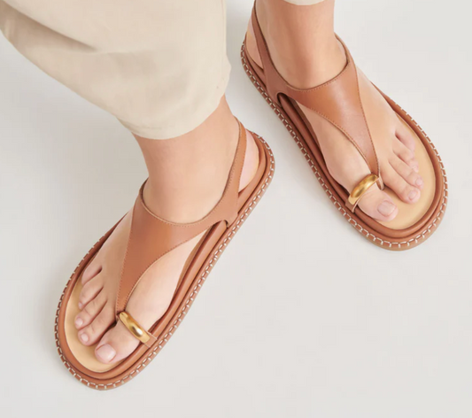 Stefan Saddle Leather Sandal - Dolce Vita