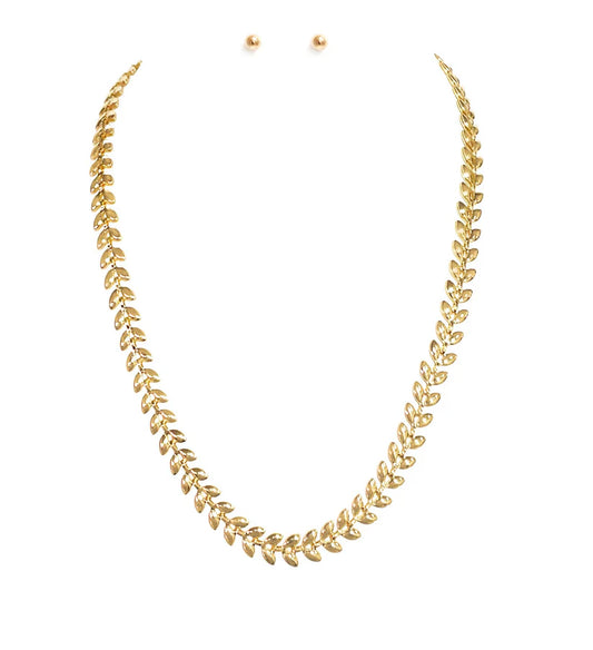 Stainless Steel Vine Chain Necklace