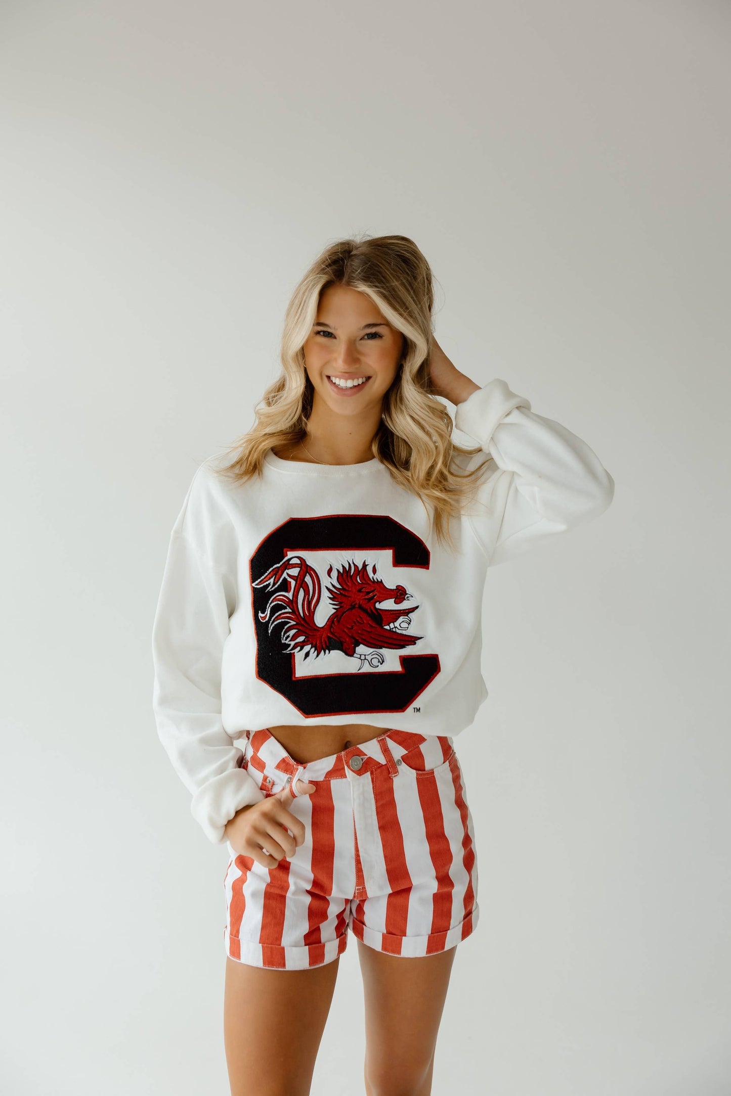 South Carolina Mascot Chenille Comfort Crew