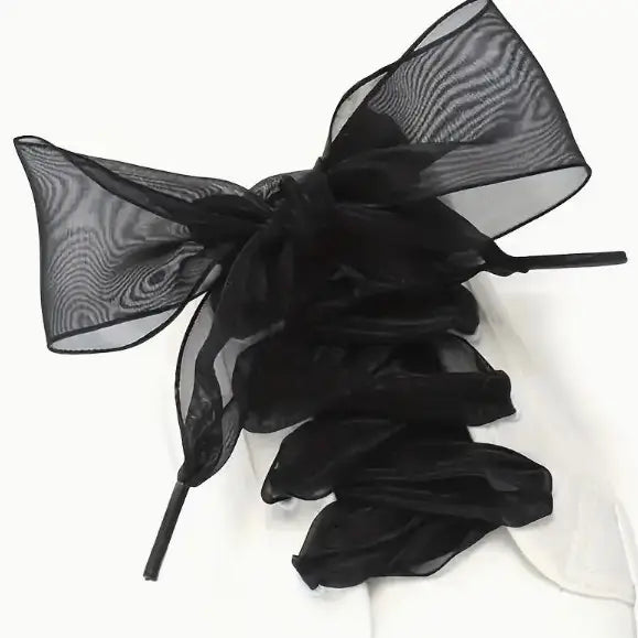 Satin Organza Shoe Laces