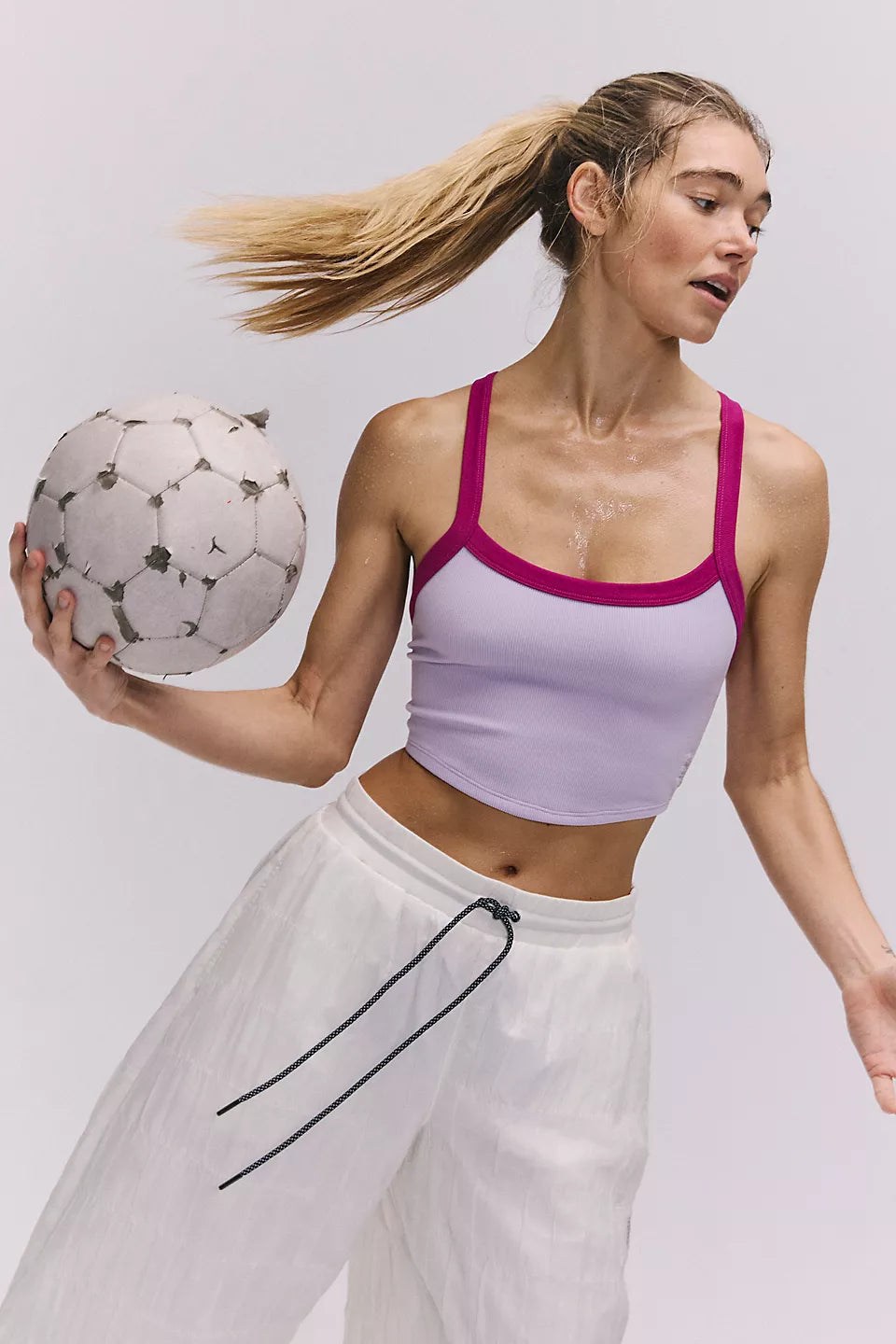 All Clear Colorblock Cami- Lavender
